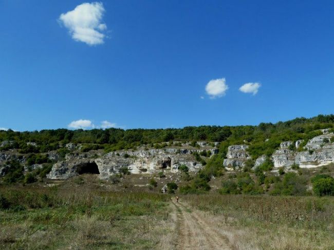 cycling along Suha reka in Bulgaria